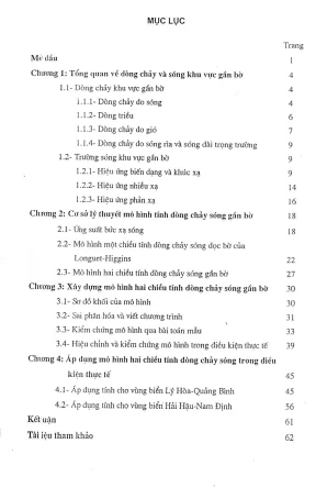 Mô hình hai chiều tính dòng chảy do sóng gần bờ