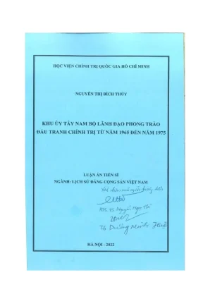 Lãnh đạo phong trào đấu tranh chính trị ở Tây Nam Bộ