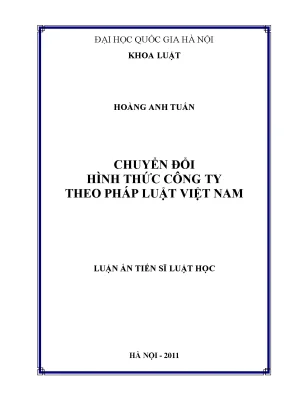 Chuyển Đổi Hình Thức Công Ty Theo Pháp Luật Việt Nam