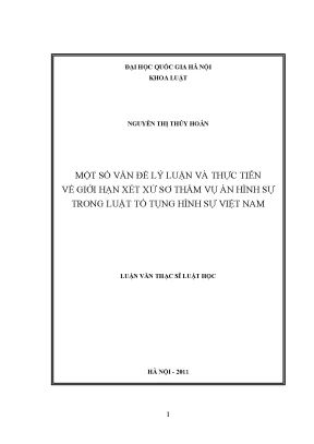 Giới Hạn Xét Xử Sơ Thẩm Vụ Án Hình Sự Trong Luật Tố Tụng