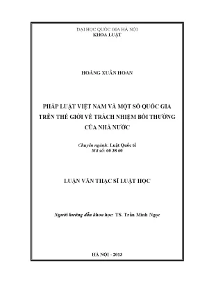 Trách Nhiệm Bồi Thường Của Nhà Nước: So Sánh Việt Nam Và