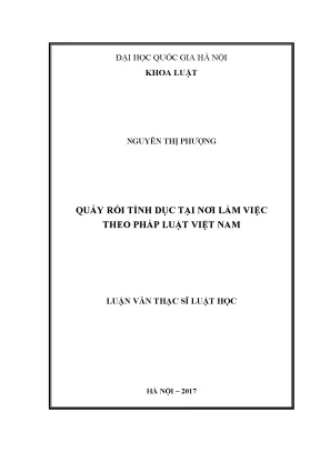 Quấy Rối Tình Dục Tại Nơi Làm Việc: Pháp Luật Việt Nam
