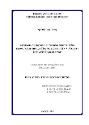 Đánh giá và dự báo xung đột môi trường trong khai thác