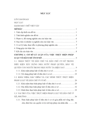 Thực hiện pháp luật về dân chủ cơ sở tại Quảng Bình: