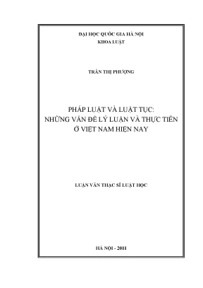 Nghiên cứu mối quan hệ giữa pháp luật và luật tục ở Việt Nam