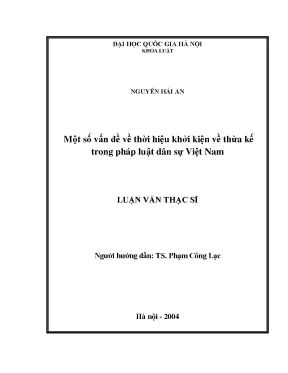 Thời Hiệu Khởi Kiện Về Thừa Kế Trong Pháp Luật Dân Sự
