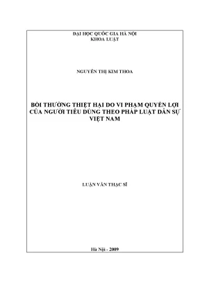 Bồi Thường Thiệt Hại Người Tiêu Dùng Theo Pháp Luật Dân