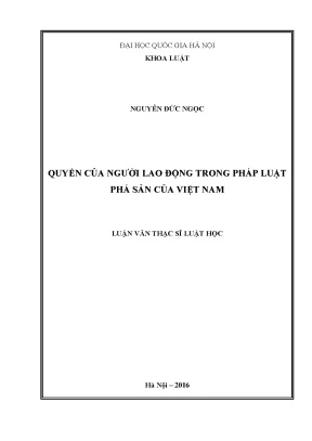 Quyền của Người Lao Động trong Pháp Luật Phá Sản Việt Nam