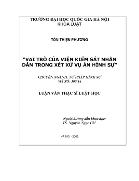 Vai trò của Viện Kiểm sát trong xét xử vụ án hình sự