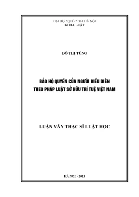 Bảo vệ quyền của người biểu diễn theo pháp luật sở hữu