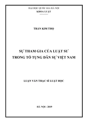 Vai trò của luật sư trong tố tụng dân sự tại Việt Nam
