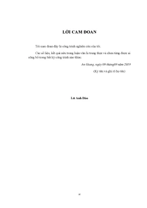 Quản lý nhà nước trong kinh doanh du lịch tại Châu Đốc,
