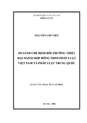 So Sánh Chế Độ Bồi Thường Thiệt Hại Ngoài Hợp Đồng Giữa 