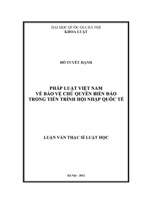 Bảo Vệ Chủ Quyền Biển Đảo Việt Nam Trong Hội Nhập Quốc Tế