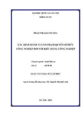 Xác định hành vi xâm phạm quyền sở hữu công nghiệp đối