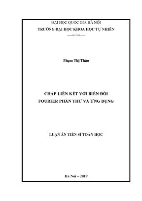 Luận án: Chập liên kết với biến đổi Fourier phân thứ