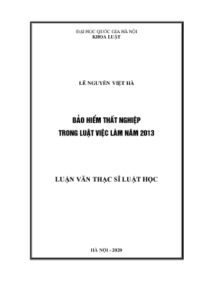 Bảo Hiểm Thất Nghiệp Trong Luật Việc Làm 2013: Phân Tích
