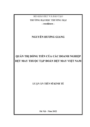 Quản trị dòng tiền hiệu quả cho doanh nghiệp dệt may