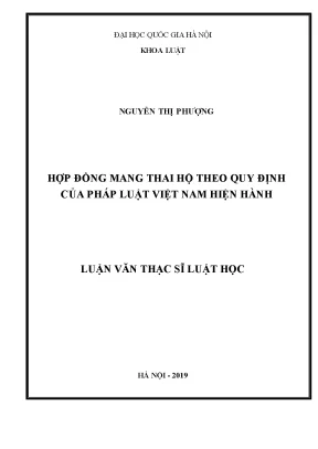 Hợp Đồng Mang Thai Hộ: Quy Định Pháp Luật Việt Nam Hiện Hành