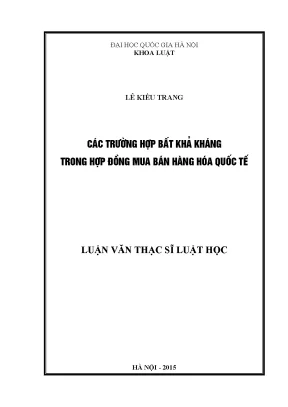 Các Trường Hợp Bất Khả Kháng Trong Hợp Đồng Mua Bán Hàng