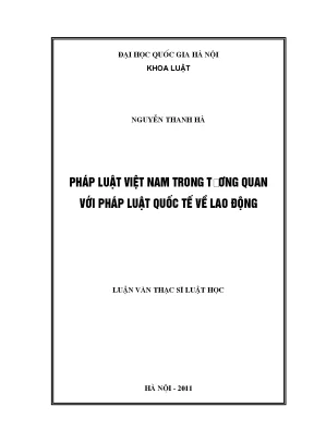 Pháp Luật Lao Động Việt Nam và Tương Quan với Pháp Luật