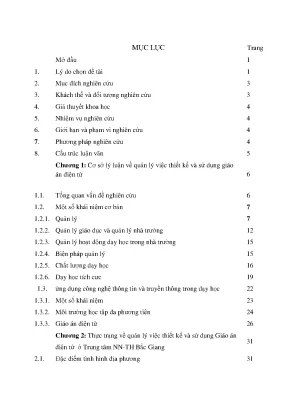Quản lý thiết kế và sử dụng giáo án điện tử tại Trung