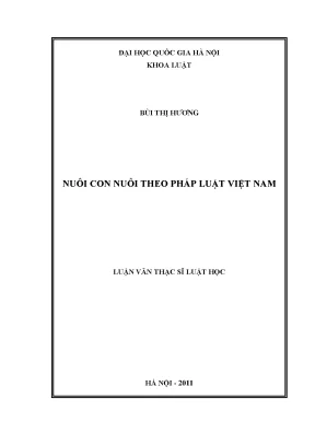 Nuôi Con Nuôi Theo Pháp Luật Việt Nam: Những Vấn Đề Cần Biết