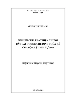 Khám Phá Những Bất Cập Trong Chế Định Thừa Kế Bộ Luật