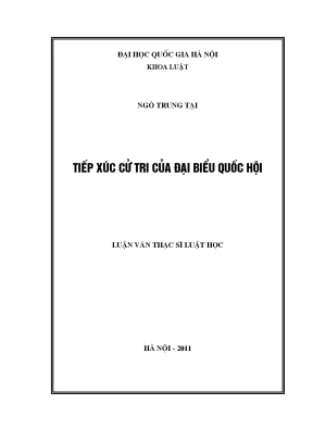 Tiếp Xúc Cử Tri: Vai Trò và Giải Pháp Nâng Cao Hiệu Quả