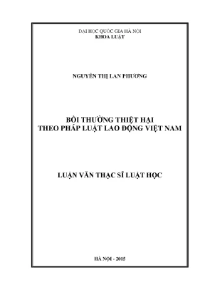 Bồi Thường Thiệt Hại Theo Pháp Luật Lao Động Việt Nam
