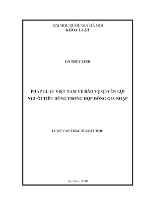 Bảo Vệ Quyền Lợi Người Tiêu Dùng Trong Hợp Đồng Gia