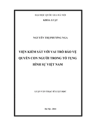 Vai trò của Viện Kiểm sát trong Bảo vệ Quyền Con người