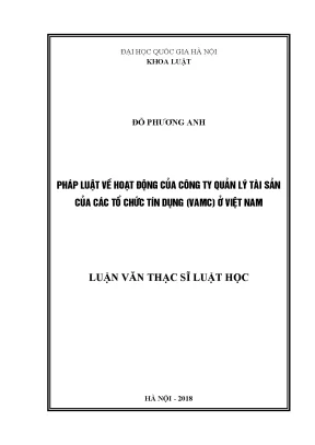 Nghiên cứu về hoạt động của VAMC trong quản lý tài sản