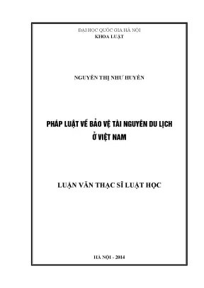 Bảo Vệ Tài Nguyên Du Lịch Việt Nam: Nghiên Cứu Luật Pháp