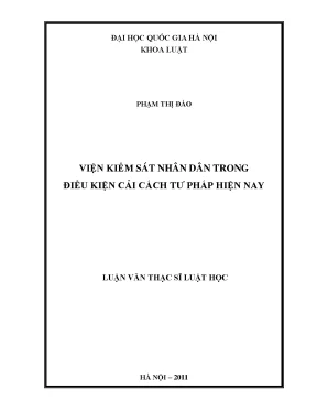 Cải Cách Viện Kiểm Sát Nhân Dân Trong Thời Kỳ Hiện Nay