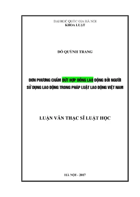 Chấm Dứt Hợp Đồng Lao Động Đơn Phương: Quy Định Pháp