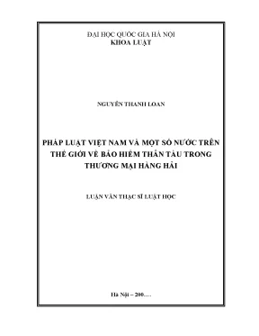 Bảo Hiểm Thân Tàu Trong Thương Mại Hàng Hải: So Sánh