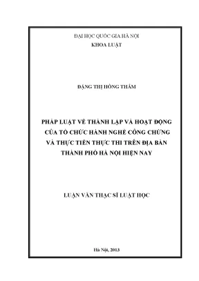 Nghiên cứu về pháp luật công chứng tại Hà Nội: Thành lập