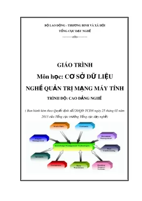 Giáo Trình Cơ Sở Dữ Liệu Cho Quản Trị Mạng Máy Tính