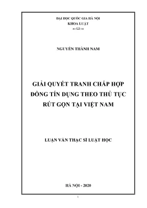 Giải quyết tranh chấp hợp đồng tín dụng theo thủ tục rút