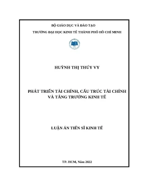 Phát Triển Tài Chính, Cấu Trúc Tài Chính và Tăng Trưởng