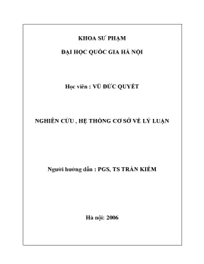 Biện pháp nâng cao nghiệp vụ sư phạm cho giáo viên trung