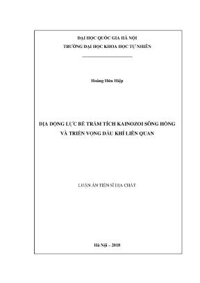 Nghiên cứu địa động lực bể trầm tích Kainozoi sông Hồng 