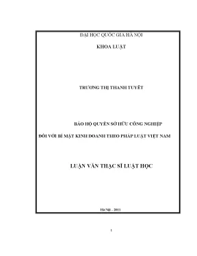 Bảo vệ bí mật kinh doanh theo pháp luật Việt Nam