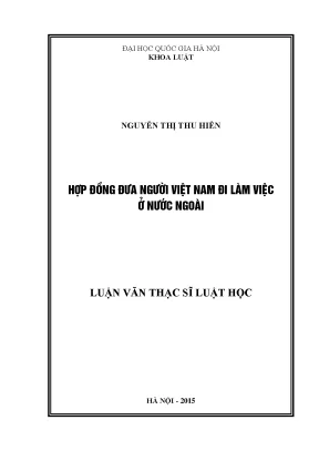 Hợp Đồng Xuất Khẩu Lao Động Việt Nam: Nghiên Cứu và Phân