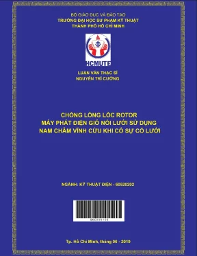 Giải pháp chống lồng tốc cho rotor máy phát điện gió sử