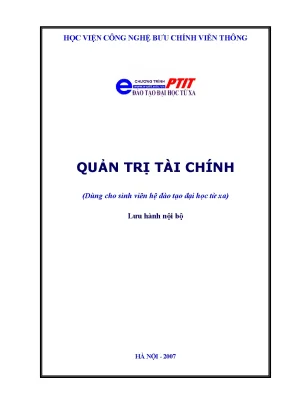 Quản Trị Tài Chính Doanh Nghiệp: Kiến Thức Cơ Bản và 