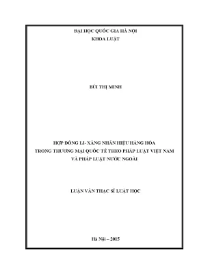 Hợp đồng li-xăng nhãn hiệu hàng hóa trong thương mại