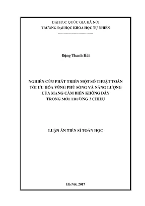 Nghiên cứu tối ưu hóa vùng phủ sóng và năng lượng cho 