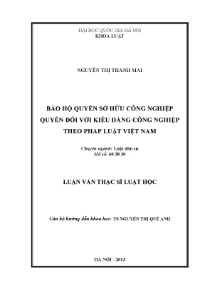 Bảo Hộ Quyền Sở Hữu Công Nghiệp Đối Với Kiểu Dáng Công